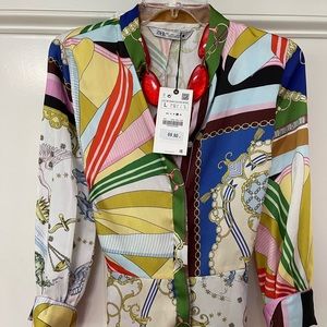 Ladies multi color silk
